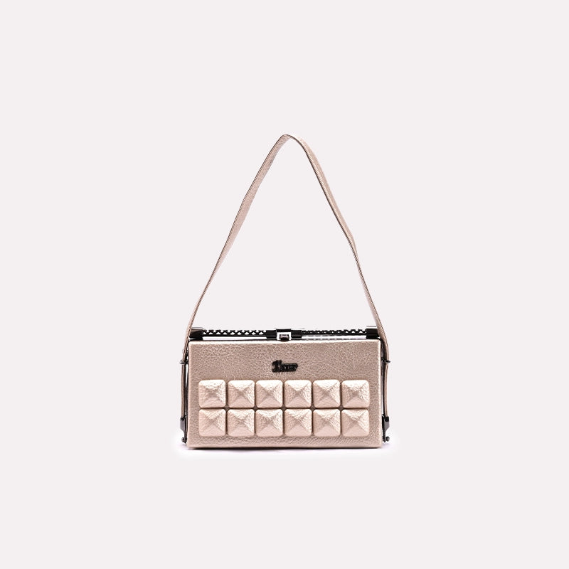 Light Gold Casual Hand Bags 0321967