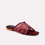 Fancy Slipper Maroon 0413603