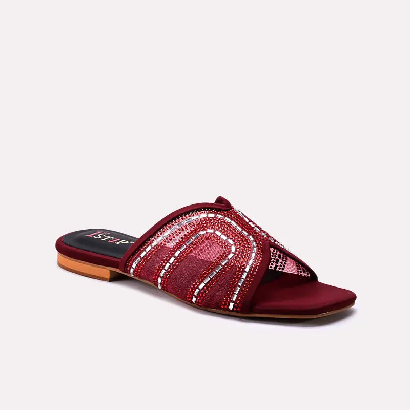 Fancy Slipper Maroon 0413603