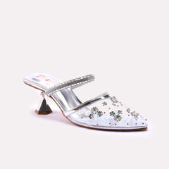 Bridal Court Shoes Silver 0450184
