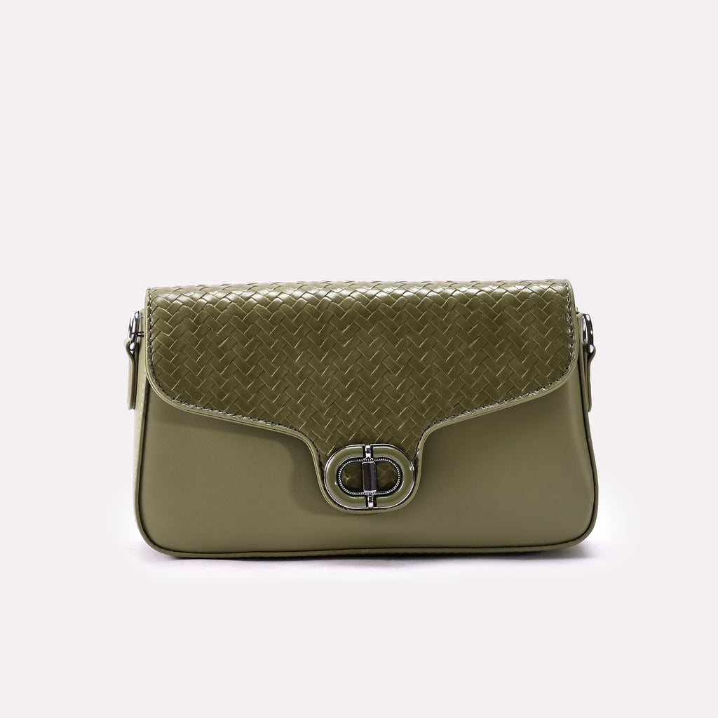Casual Hand Bags Green 0322191