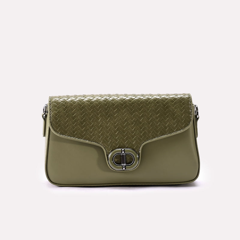 Casual Hand Bag Green 0322191