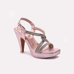 Peach Pointed Heel Sandals 0421443