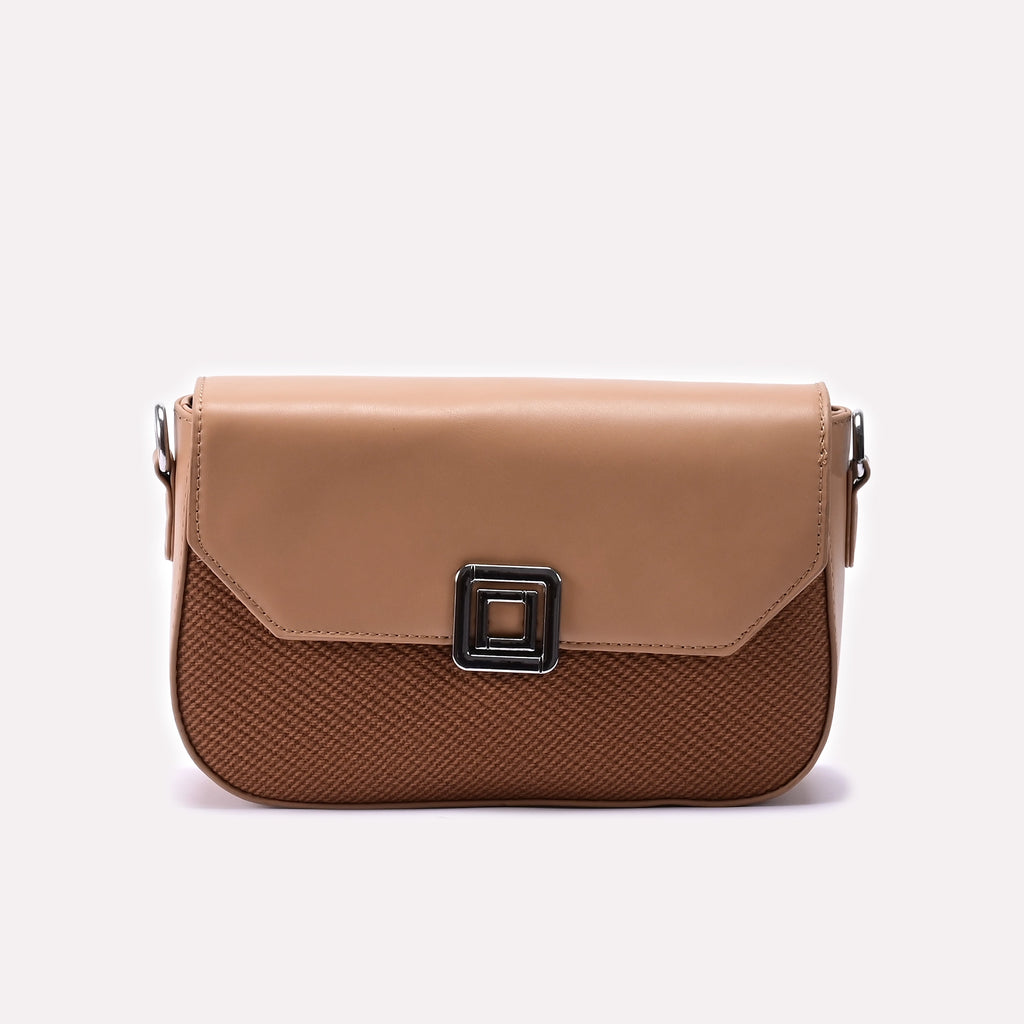 Casual Hand Bag Khaki 0322296