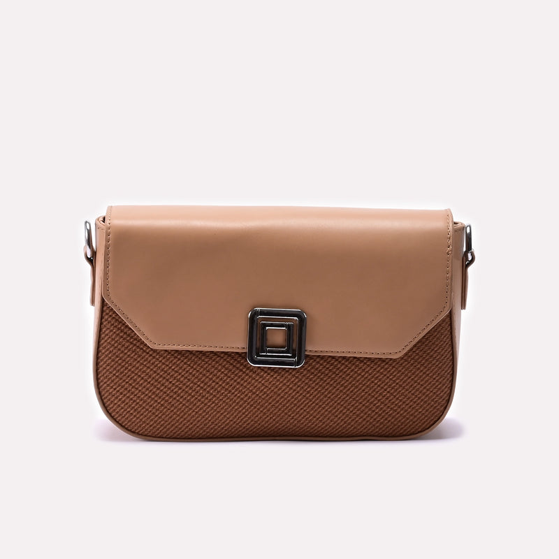 Casual Hand Bag Khaki 0322296