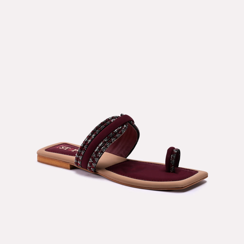 Fancy Slipper Maroon 0413567