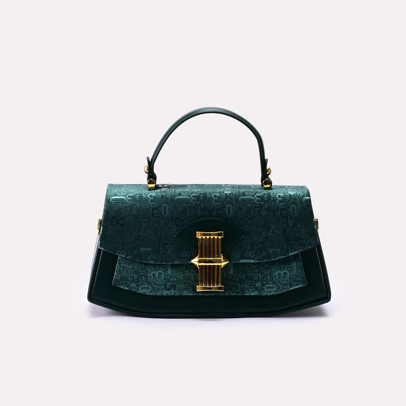 Casual Hand Bag Green 0322159