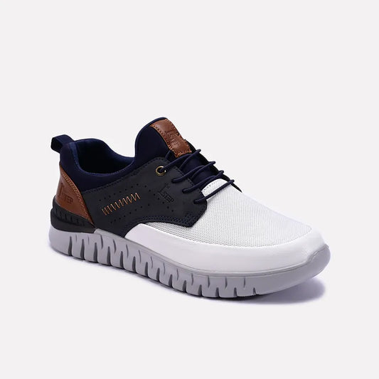 White Comfy Casual Sneakers 0120550
