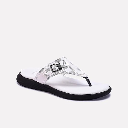 White Comfy Flip Flops