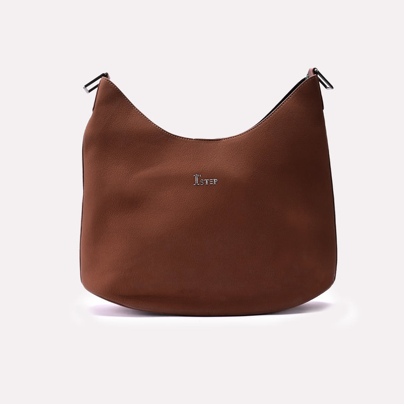Casual Shoulder Bag Brown 0331766