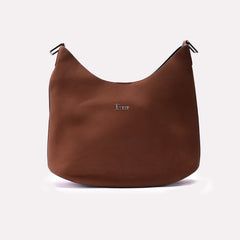 Casual Shoulder Bag Brown 0331766