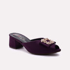 Fancy Court Shoes Purple 0450141