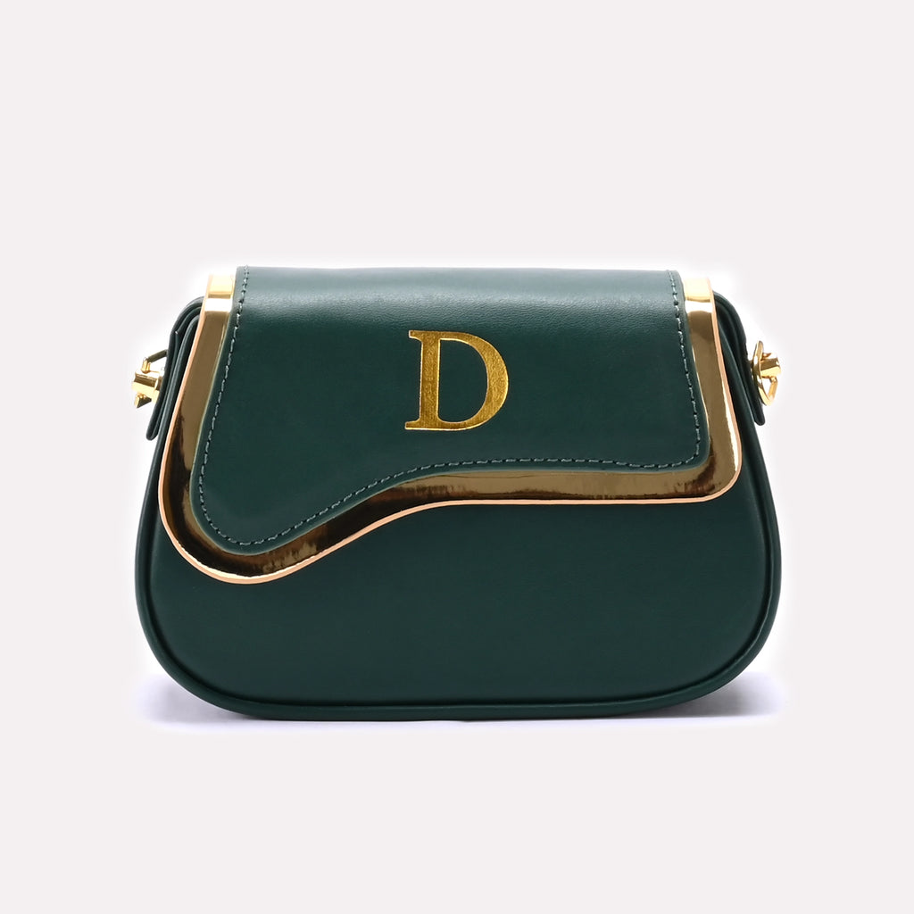 Hand Bag Green 0322316