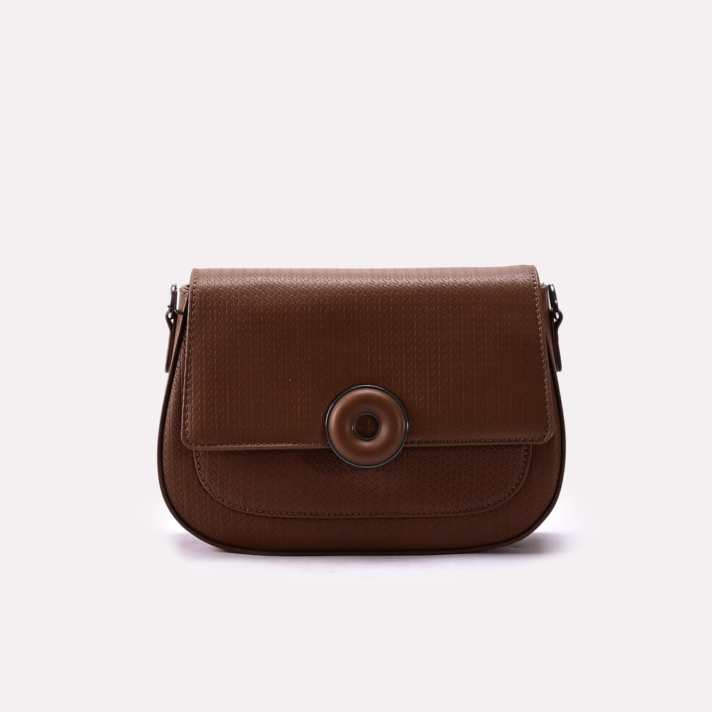 Casual Hand Bags Brown 0322181