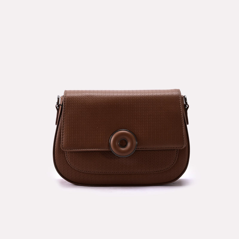 Casual Hand Bag Brown 0322181
