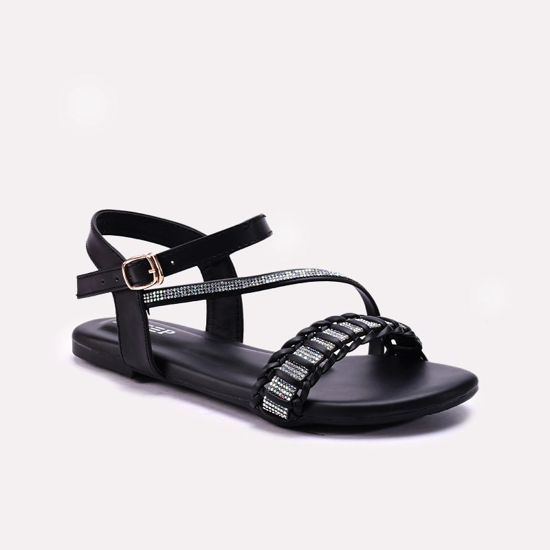 Black Fancy Sandals 0421390