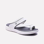 White Comfy Casual Slippers 0151116
