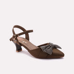 Fancy Court Shoes Brown 0450075