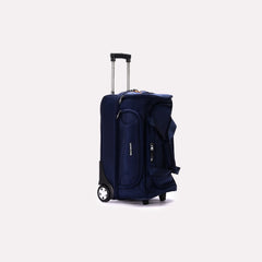 Duffel Bag Luggage With Wheels Blue 0815035