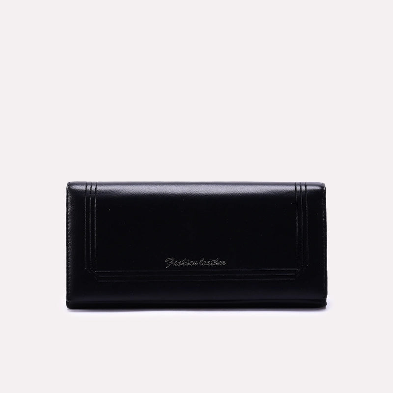 Ladies Casual Wallet Black 0310361