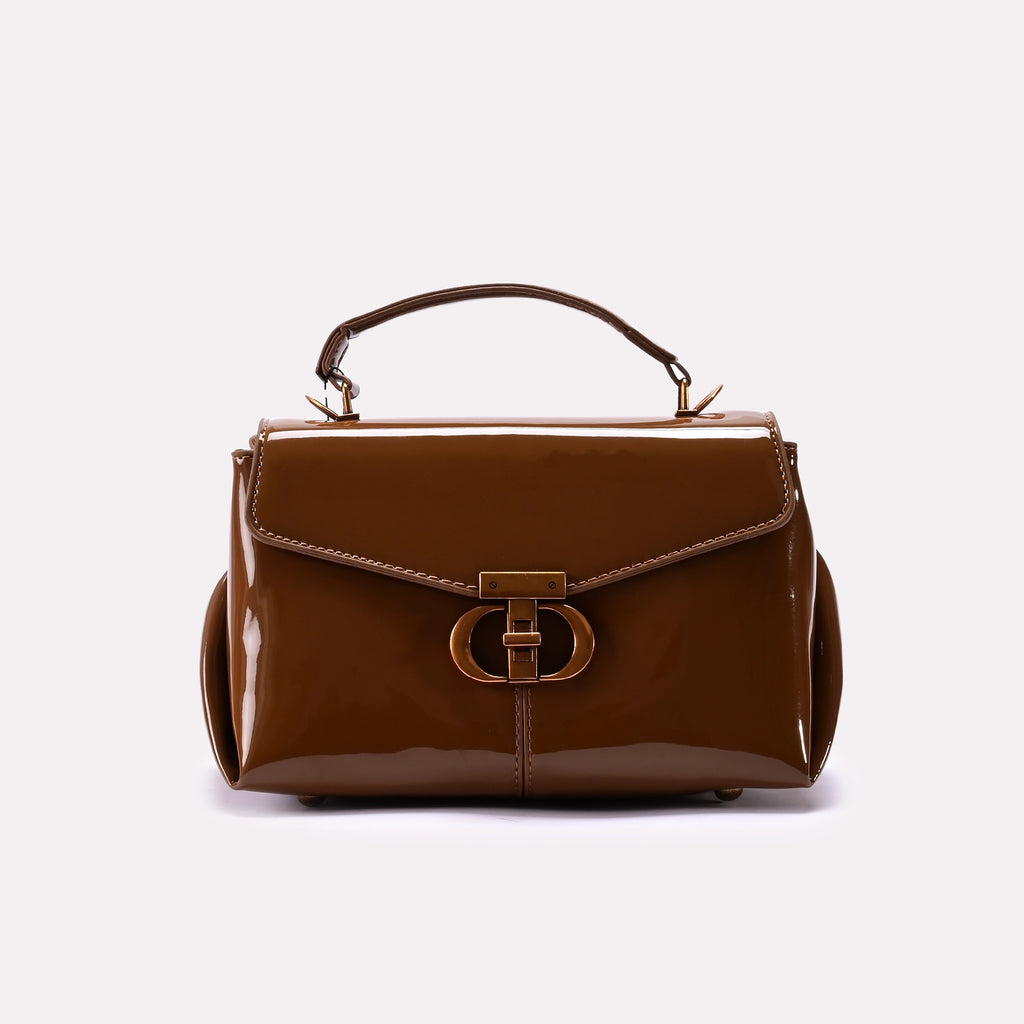 Casual Hand Bags Brown 0322213