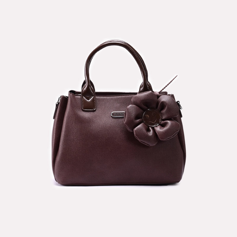Casual Shoulder Bag Dark Brown 0331764