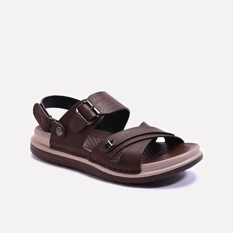 Brown Casual Sandals
