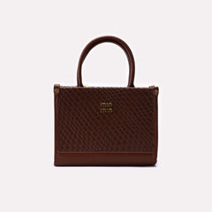 Casual Hand Bag Brown 0322291