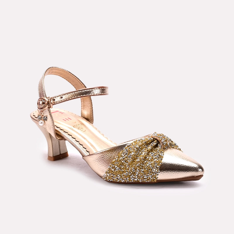 Fancy Court Shoes Golden 0450076