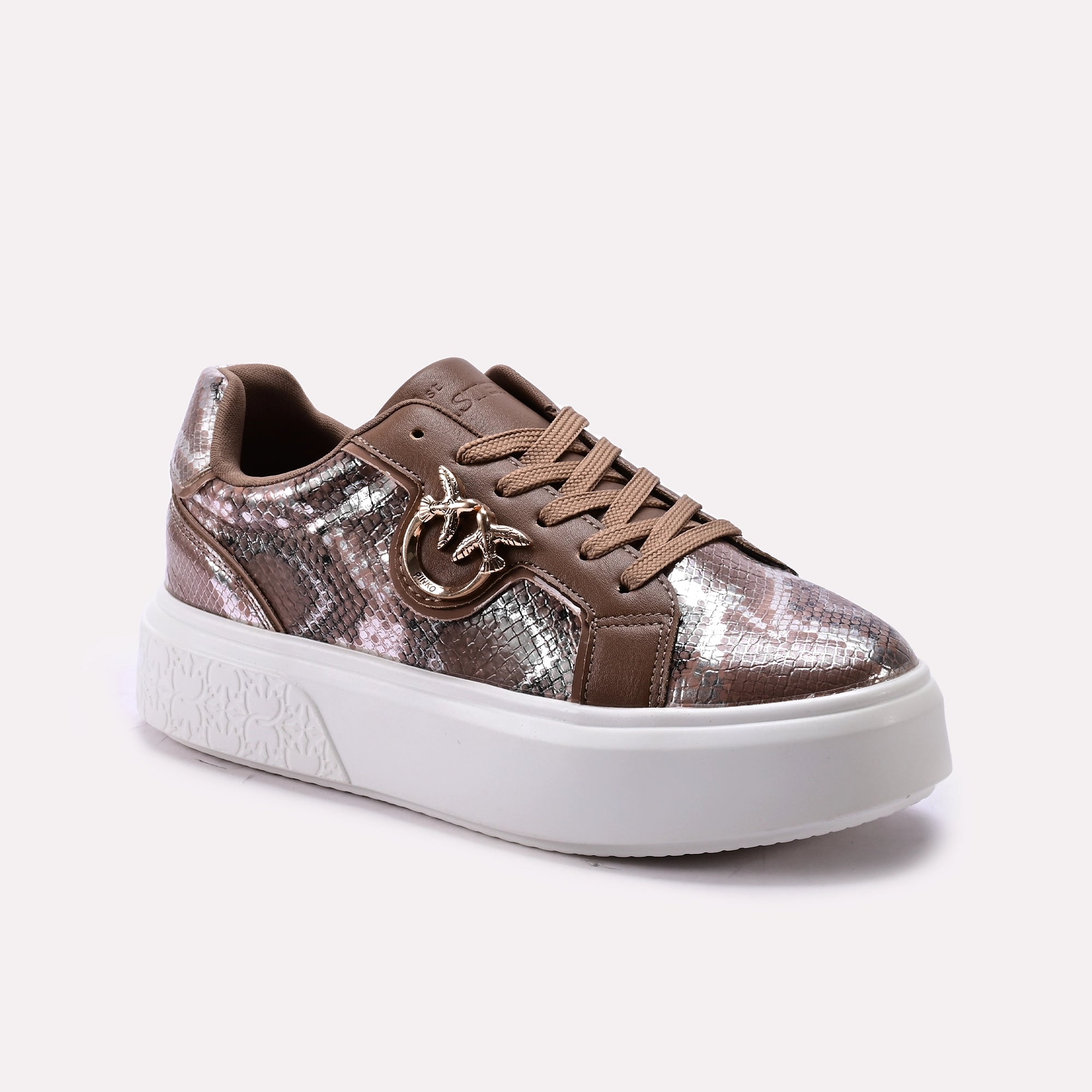 Women Sneaker Shoes Brown 0440872