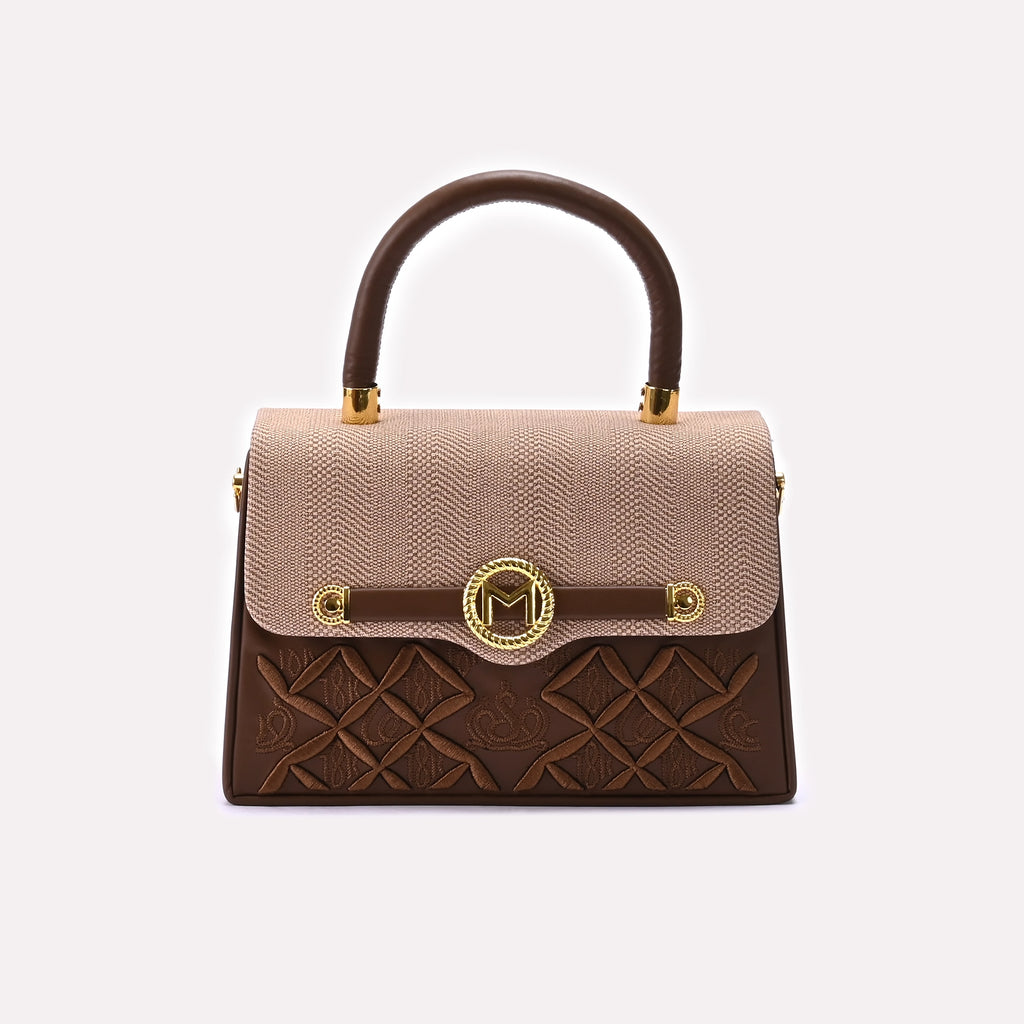 Hand Bag Brown 0322317