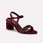 Fancy Sandal Maroon 0421681