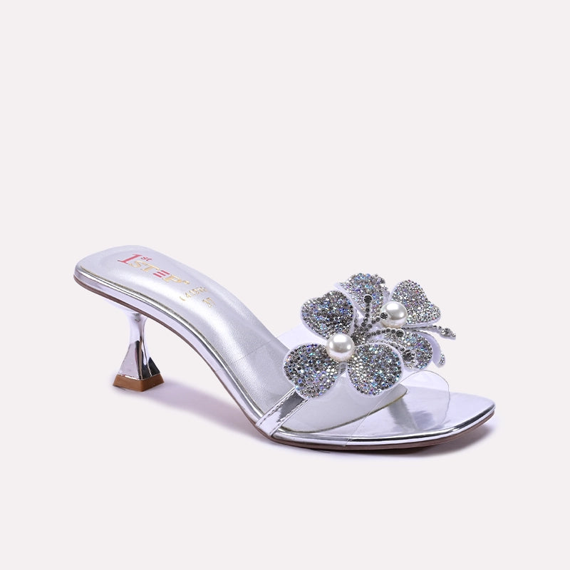 Silver Bridal Slippers 0412937