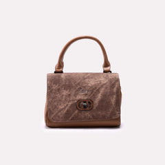 Casual Hand Bags Brown 0322114