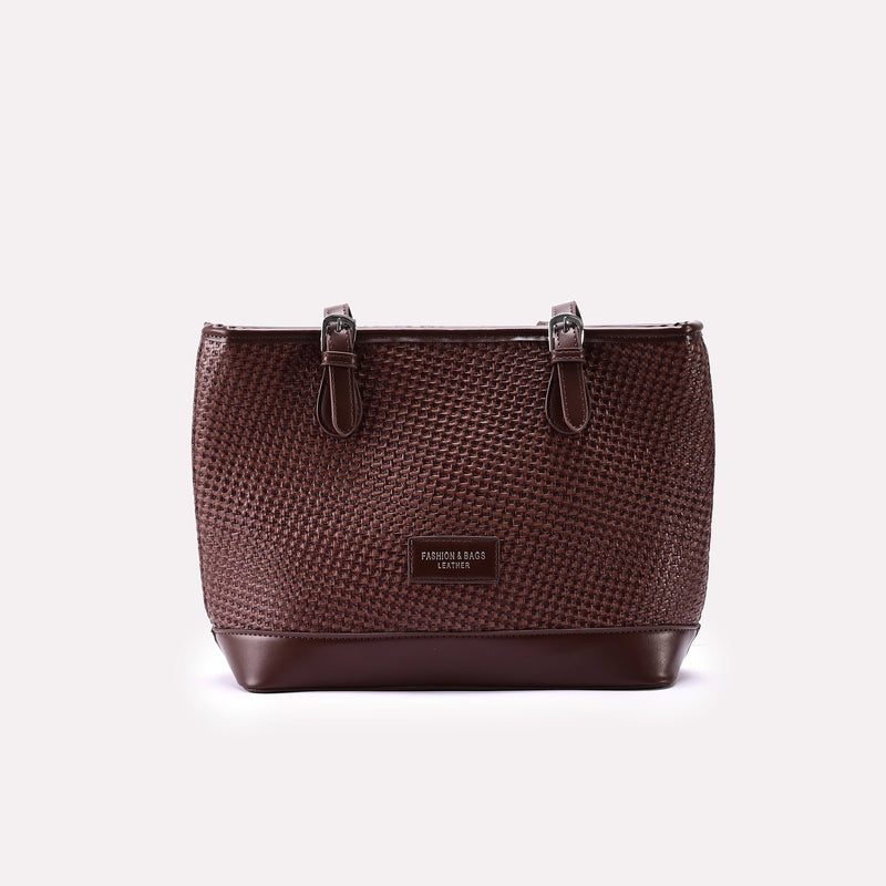 Casual Shoulder Bag Brown 0331741