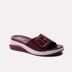 Casual Slipper Maroon 0414012