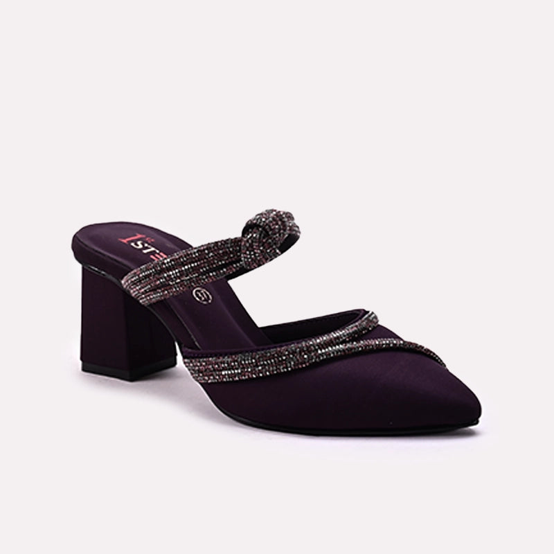 Fancy Court Shoes Purple 0450107