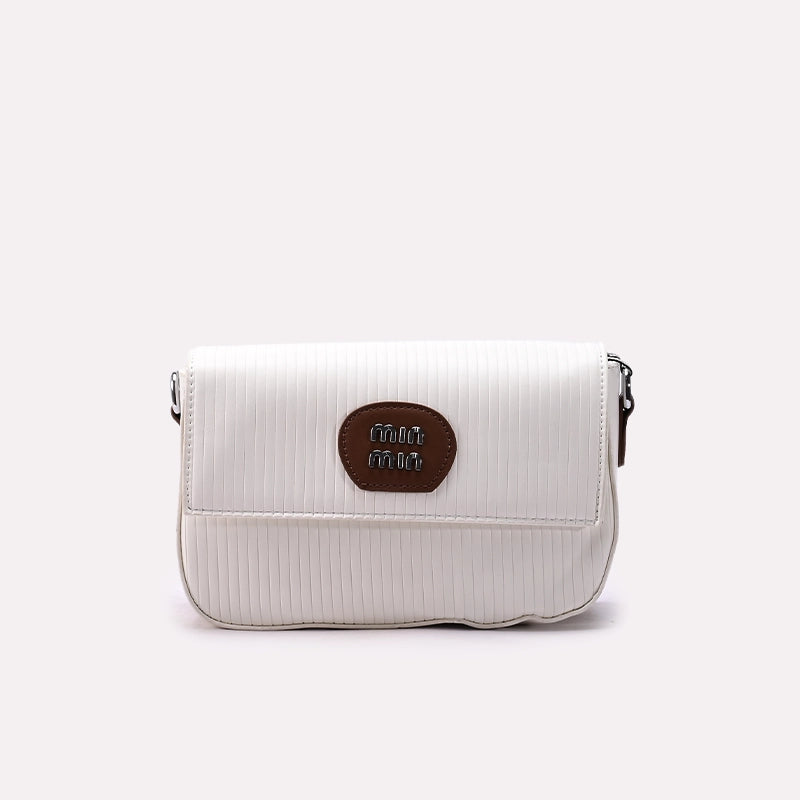 Casual Hand Bags White 0322037