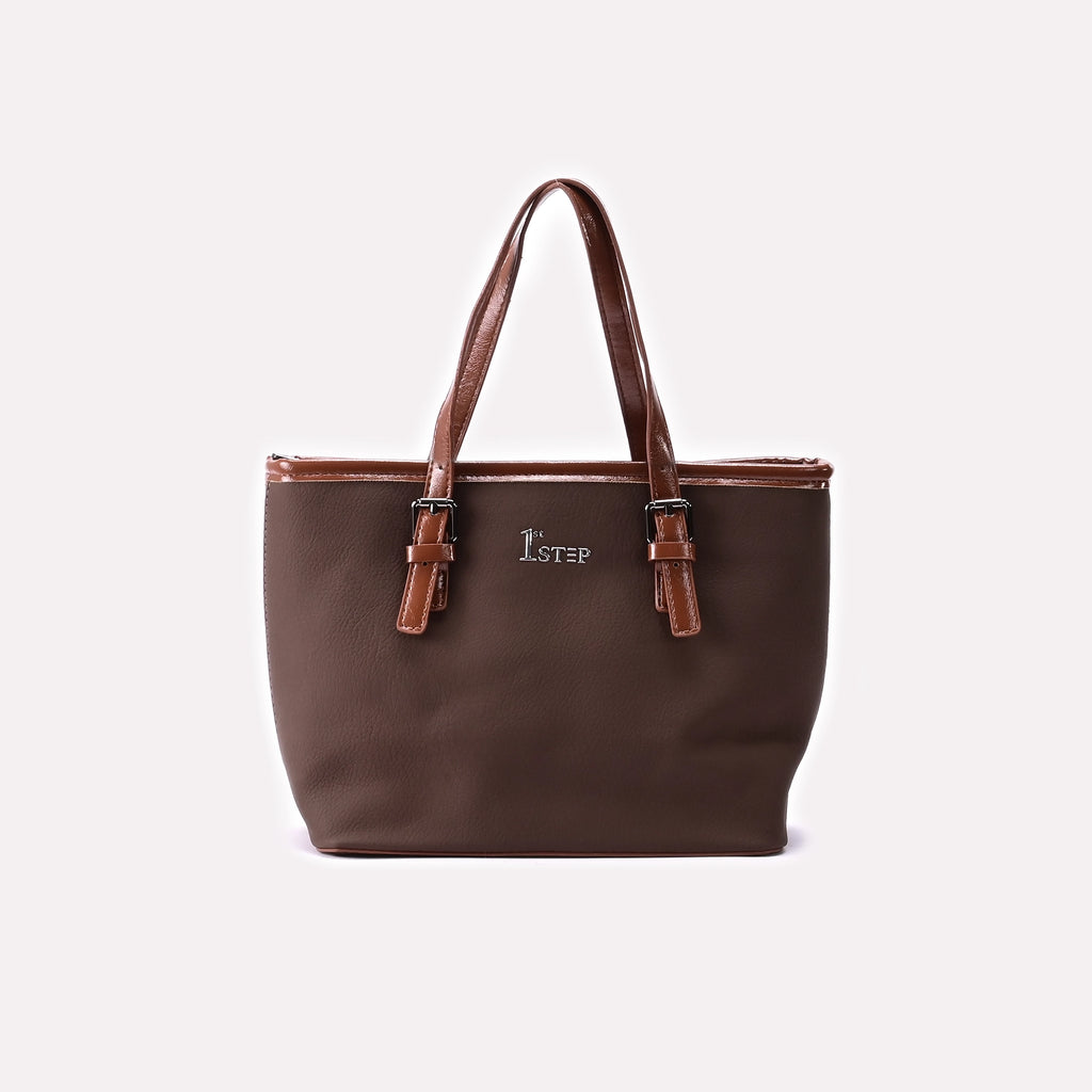 Casual Hand Bag Dark Brown 0322300