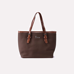 Casual Hand Bag Dark Brown 0322300