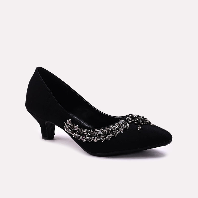 Bridal Court Shoes Black 0450058