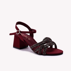Fancy Sandal Maroon 0421668