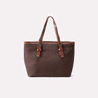 Casual Hand Bag Dark Brown 0322300