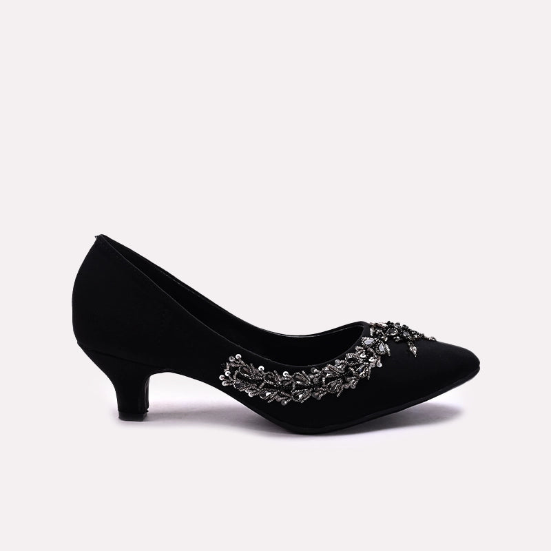 Bridal Court Shoes Black 0450058