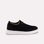 Black Mens Slip On Sneakers 0120608