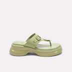 Green Chunky Flip Flops 0412902