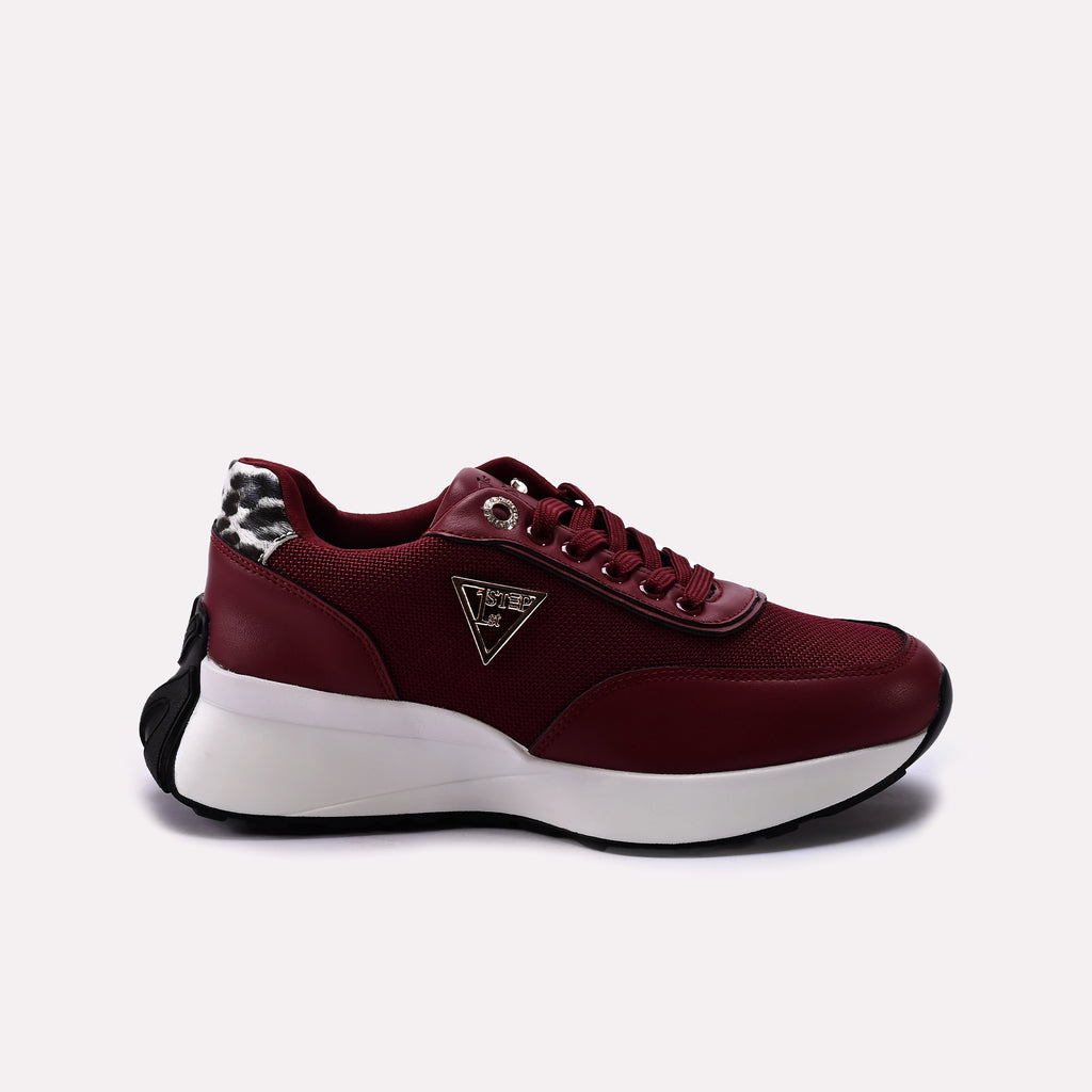 Sneaker Shoes Maroon 0440877