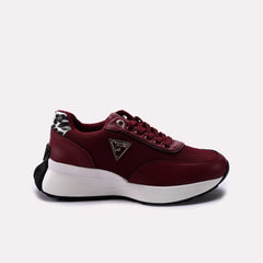 Sneaker Shoes Maroon 0440877