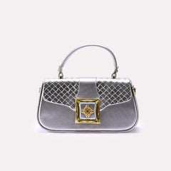 Casual Hand Bags Silver 0322158