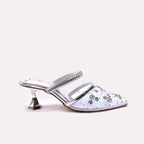 Bridal Court Shoes Silver 0450184